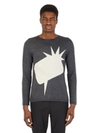 x Christian Marclay intarsia Sweater in Grey