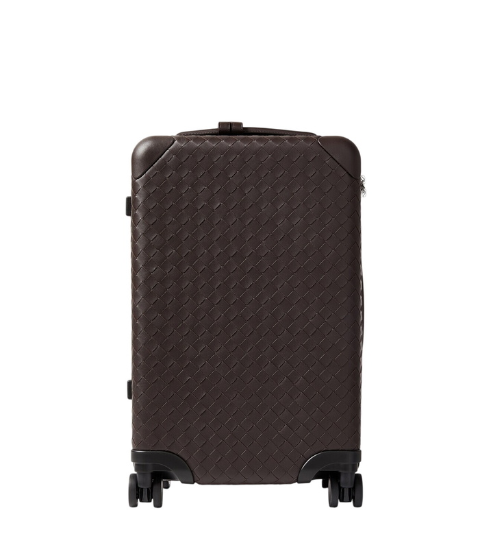 Photo: Bottega Veneta Odyssey Intrecciato carry-on suitcase