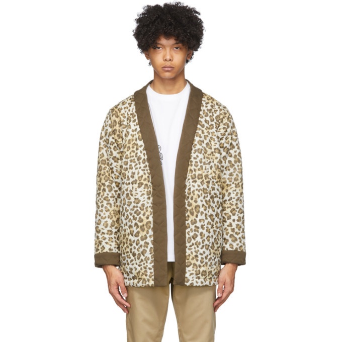 Photo: Clot White and Brown Leopard Gui Jacket