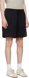 Fear of God ESSENTIALS Black Active Trace Classic Split Shorts