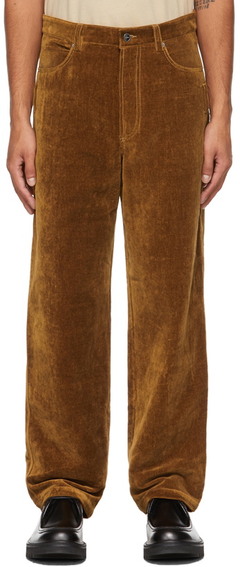 Photo: Jacquemus Brown La Montagne 'Le Pantalon Velours' Trousers