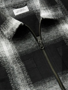 Saturdays NYC - Ryan Checked Cotton-Flannel Overshirt - Black