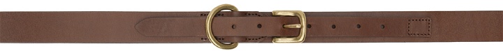Photo: AURALEE Brown Concealed Pin-Buckle Belt