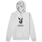 PLEASURES Men's Play Playboy Hoody in Grey