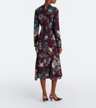 Erdem Floral cady midi dress