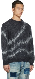 FDMTL Navy Mohair Sweater