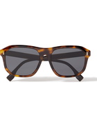 FENDI - Caravan Aviator-Style Tortoiseshell Acetate Sunglasses - Brown