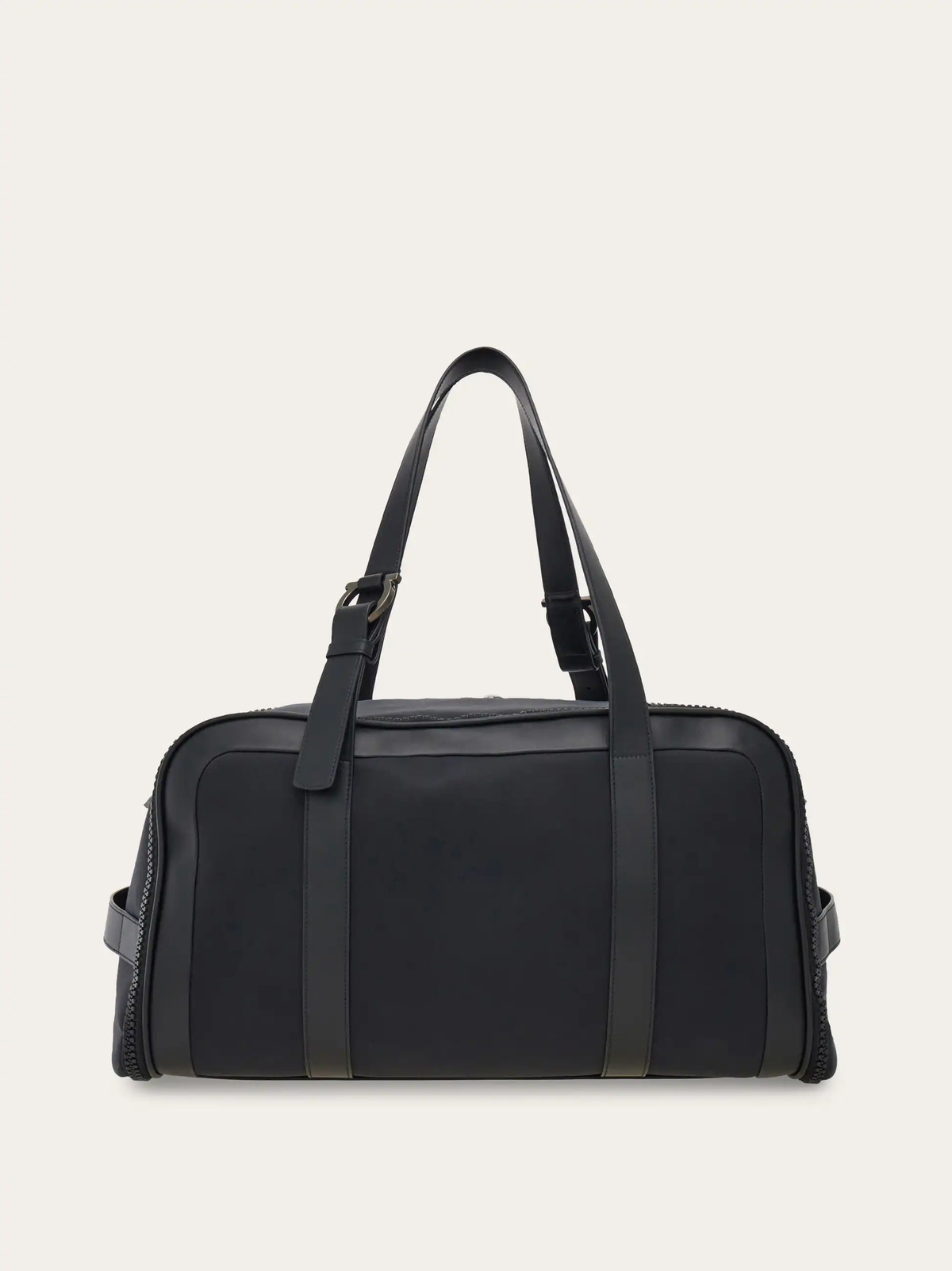 Ferragamo Mens Foldable weekend bag in Black