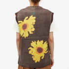 JW Anderson Women's Printed Vest in Dark Brown