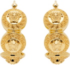 Versace Gold Tribute Medusa Hoop Earrings