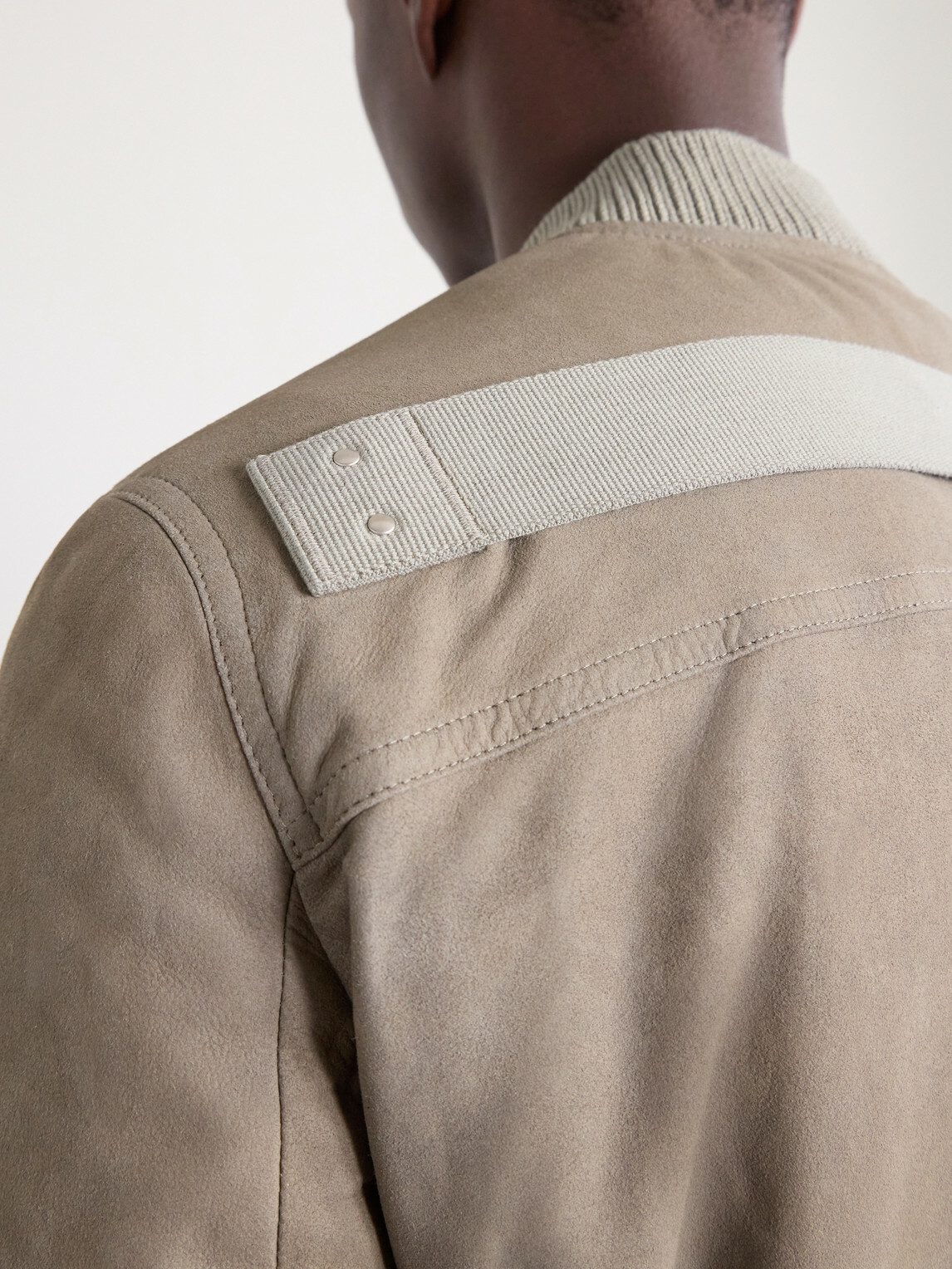 Rick Owens - Bauhaus Leather Zip-Up Flight Jacket - Gray