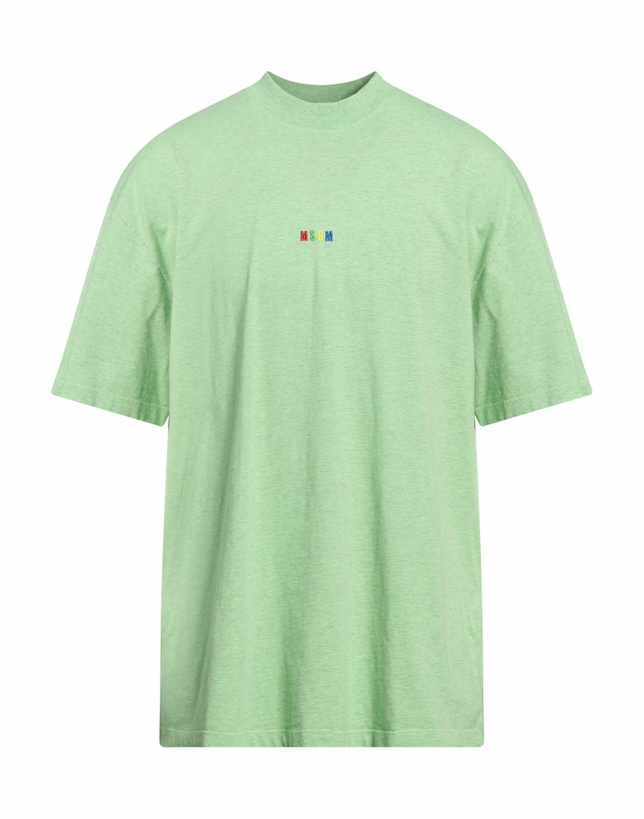 Photo: Msgm Mens T-shirt Light in Green