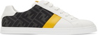 Fendi White 'Forever Fendi' Sneakers