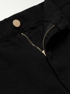 Carhartt WIP - Nash Straight-Leg Panelled Cotton-Canvas Trousers - Black