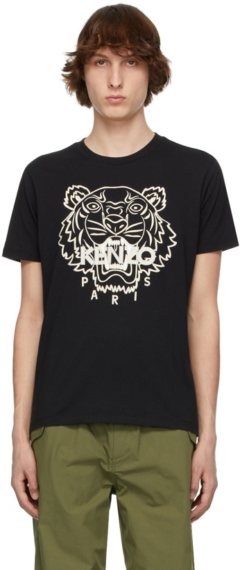 Photo: Kenzo Black & Beige Tiger T-Shirt
