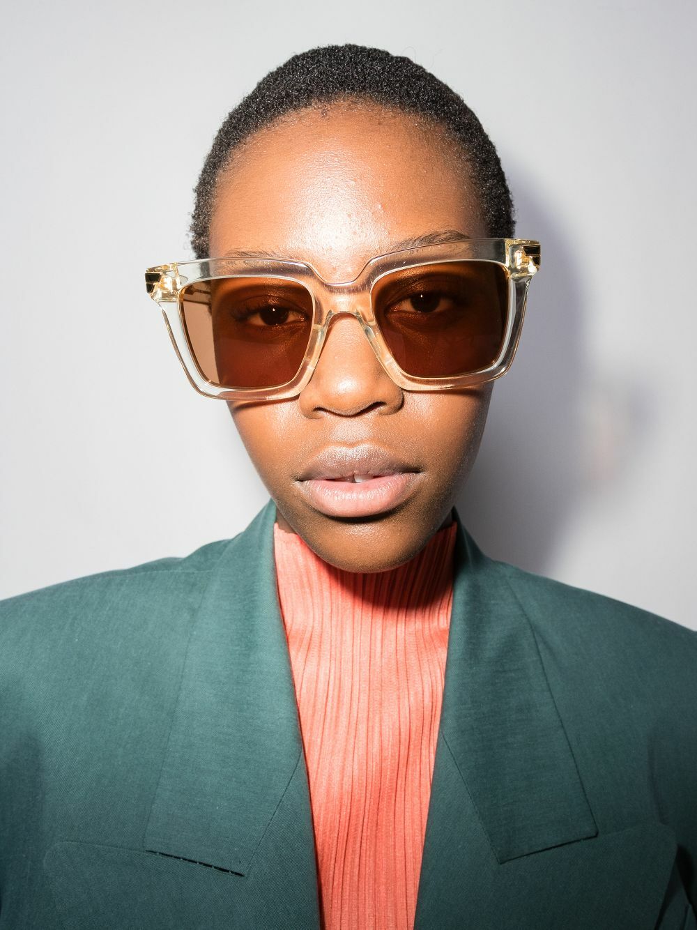 Bottega Veneta Eyewear Square-Frame Sunglasses