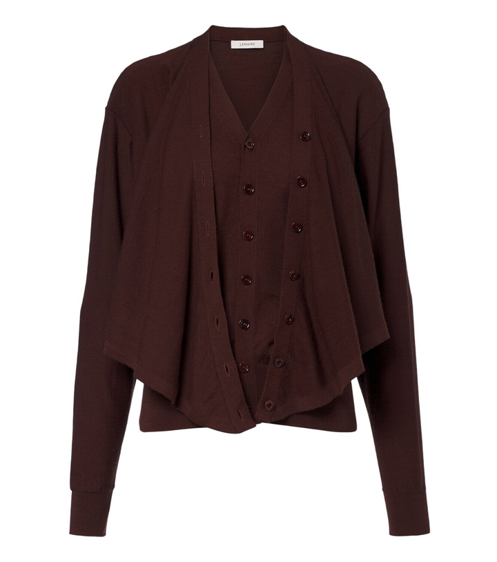 Photo: Lemaire Wool-blend cardigan
