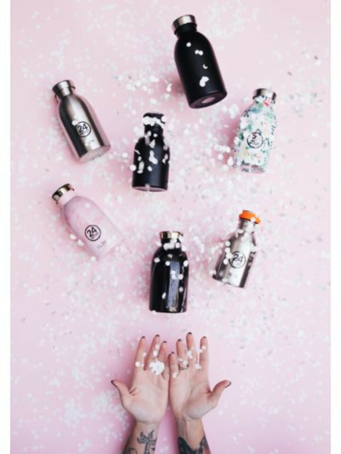 24BOTTLES 330ml Black Marble Clima Bottle