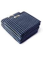 TEKLA - Set of Four Striped Organic Cotton-Terry Towels