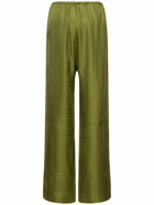 TOTEME Monogram Silk Pajama Pants