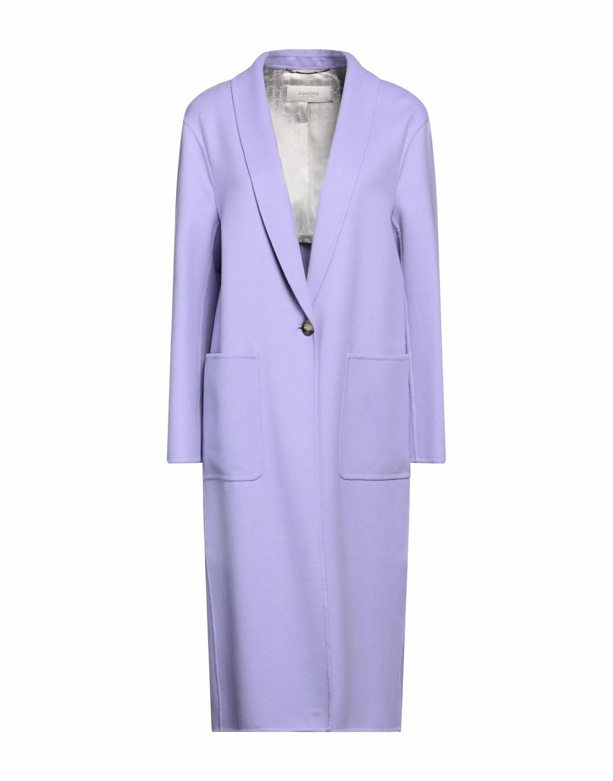 Agnona Womens Overcoat & Trench Coat Mauve