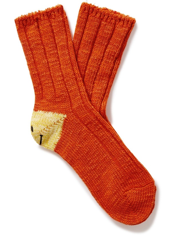 Photo: KAPITAL - Smilie Cotton-Blend Socks