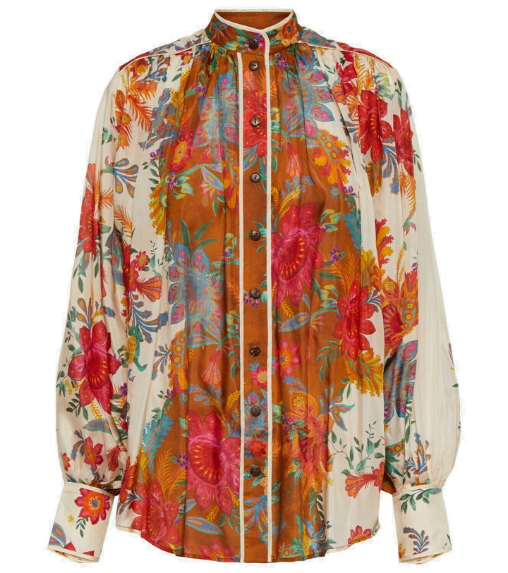 Photo: Zimmermann Ginger printed silk blouse