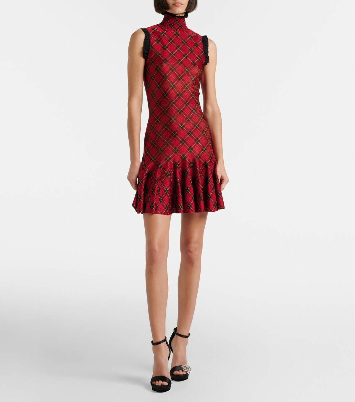 McQueen Plaid minidress