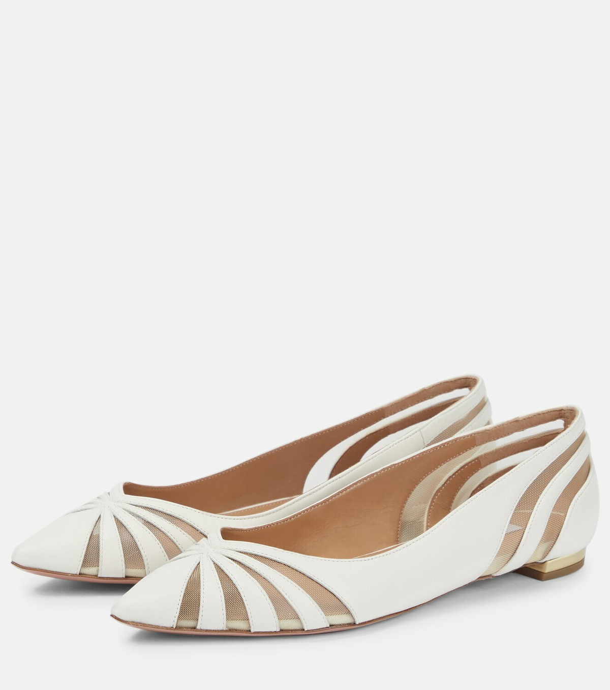 Aquazzura The Spy leather ballet flats Aquazzura