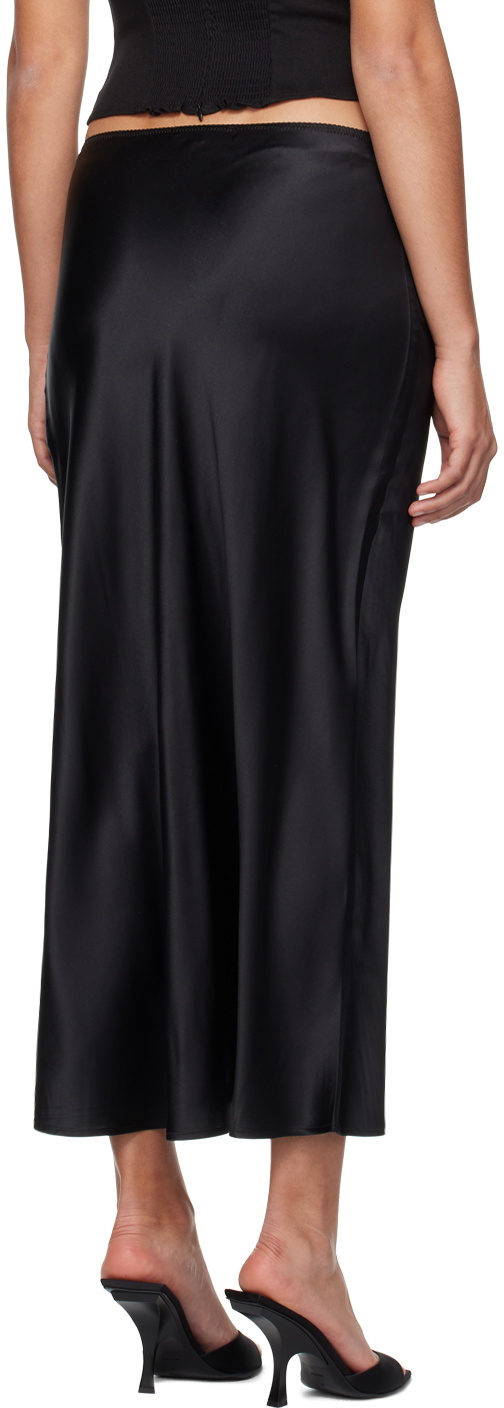 Reformation Black Layla Maxi Skirt Reformation