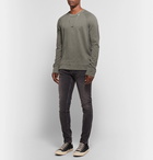 James Perse - Loopback Supima Cotton-Jersey Sweatshirt - Gray green