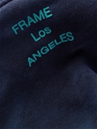FRAME - Tie-Dyed Cotton-Blend Jersey Sweatshirt - Blue - S