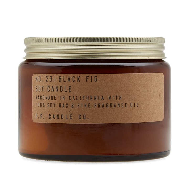 Photo: P.F. Candle Co No.28 Black Fig Double Wick Soy Candle