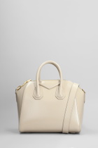 Givenchy Antigona Mini Shoulder Bag In Beige Leather