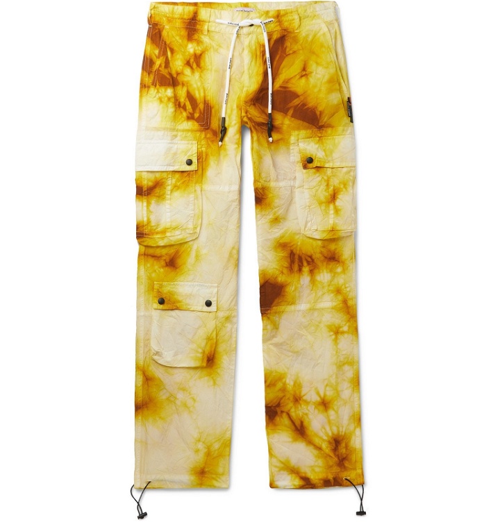 Photo: Palm Angels - Tie-Dye Shell Cargo Trousers - Brown