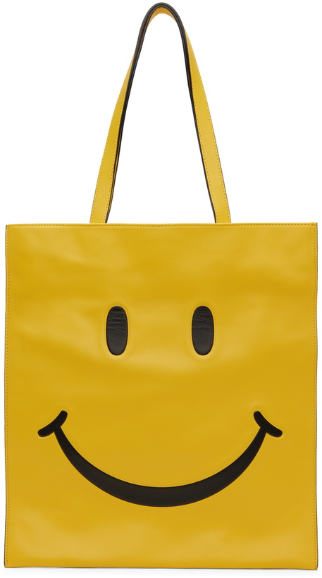 Photo: Moschino Yellow SMILEY Shopper Tote
