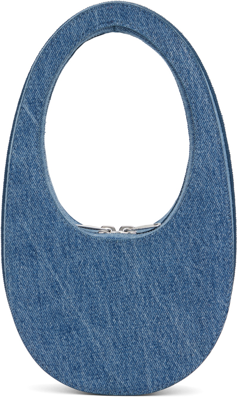 Coperni Blue Mini Swipe Denim Bag Coperni