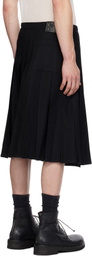 Andersson Bell Black Kilt Skirt