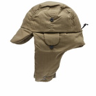 Nanga Men's Takibi Ripstop Down Ear Flap Cap in Khaki