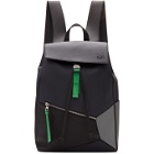 Loewe Grey and Blue Puzzle Backpack