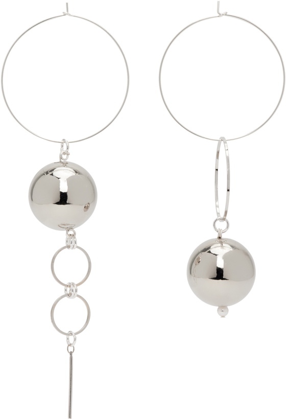 Photo: Mounser Silver Solar Hoop Earrings