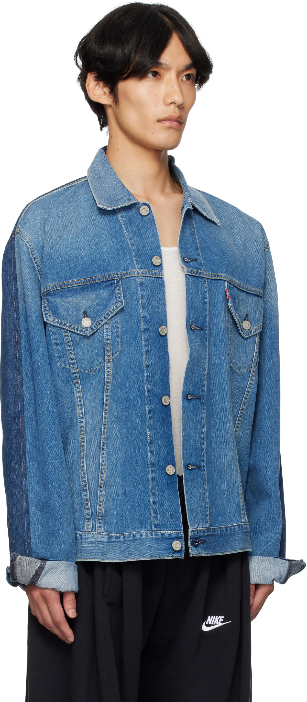 Bless Two-Pack Blue Maryam Nassir Zadeh Edition N°80 Denim Jackets