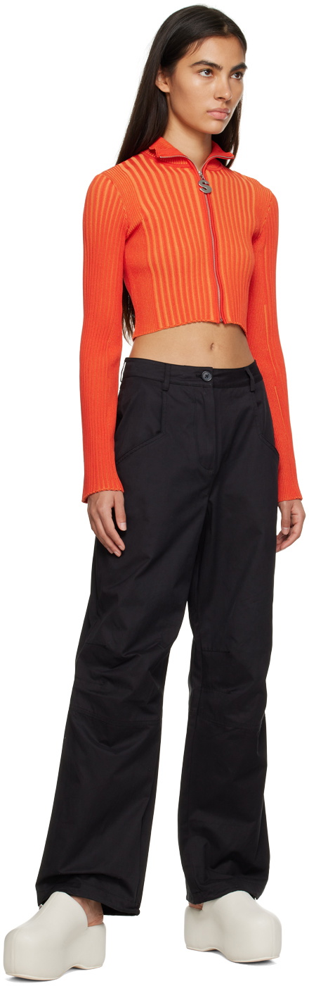 SIMONMILLER Orange Peep Sweater