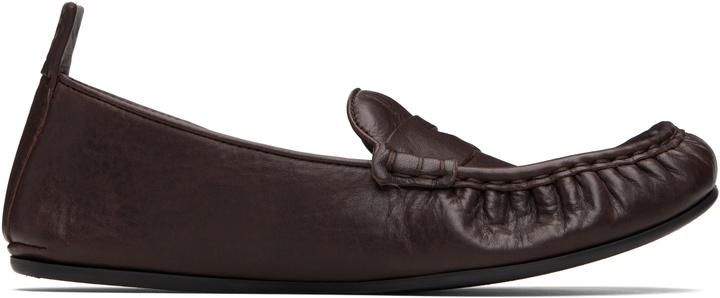 Photo: Acne Studios Brown Leather Loafers