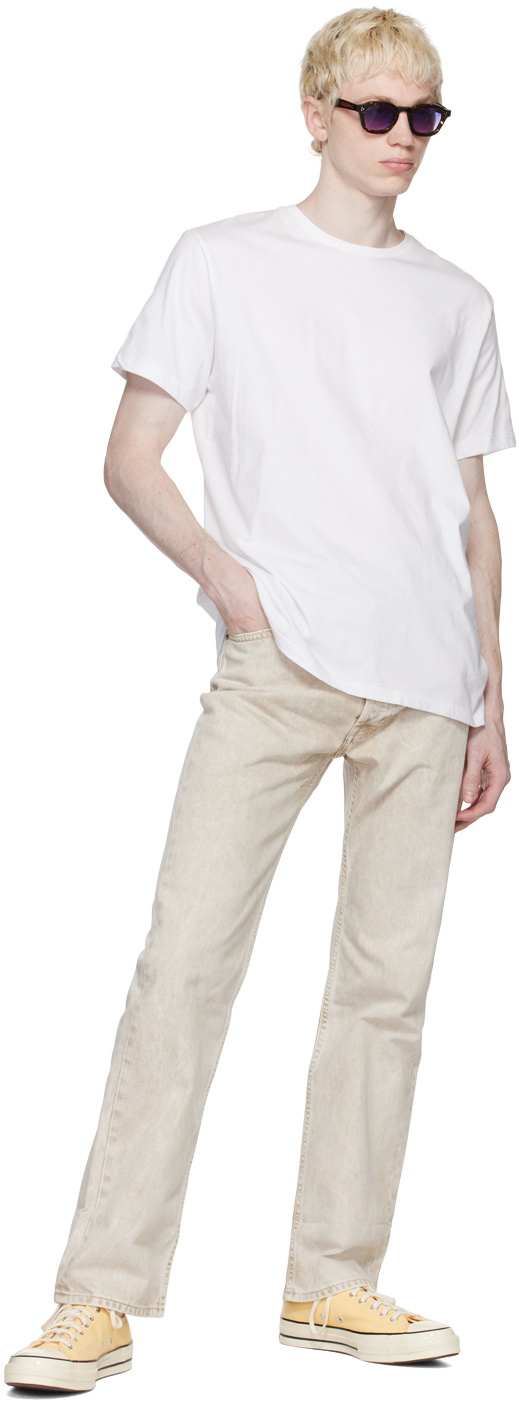 Calvin Klein Beige Standards Jeans Calvin Klein