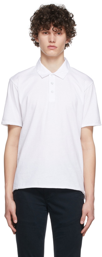 Photo: rag & bone White Organic Cotton Polo