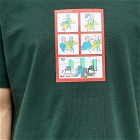 Polar Skate Co. Men's Safety on Board T-Shirt in Dark Green