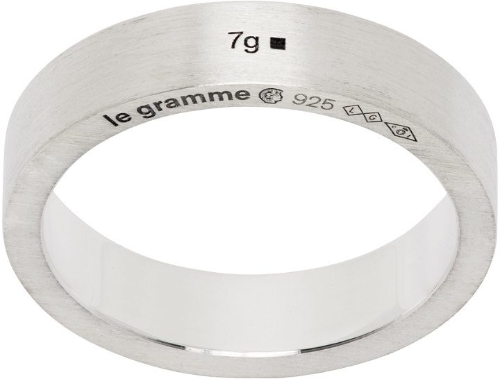 Photo: Le Gramme Silver 'La 7g' Ribbon Ring