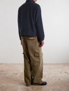 God's True Cashmere - Brushed-Cashmere Blouson Jacket - Blue