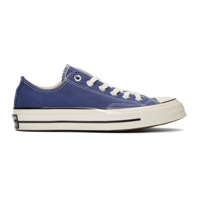 Photo: Converse Navy Chuck 70 Low Sneakers